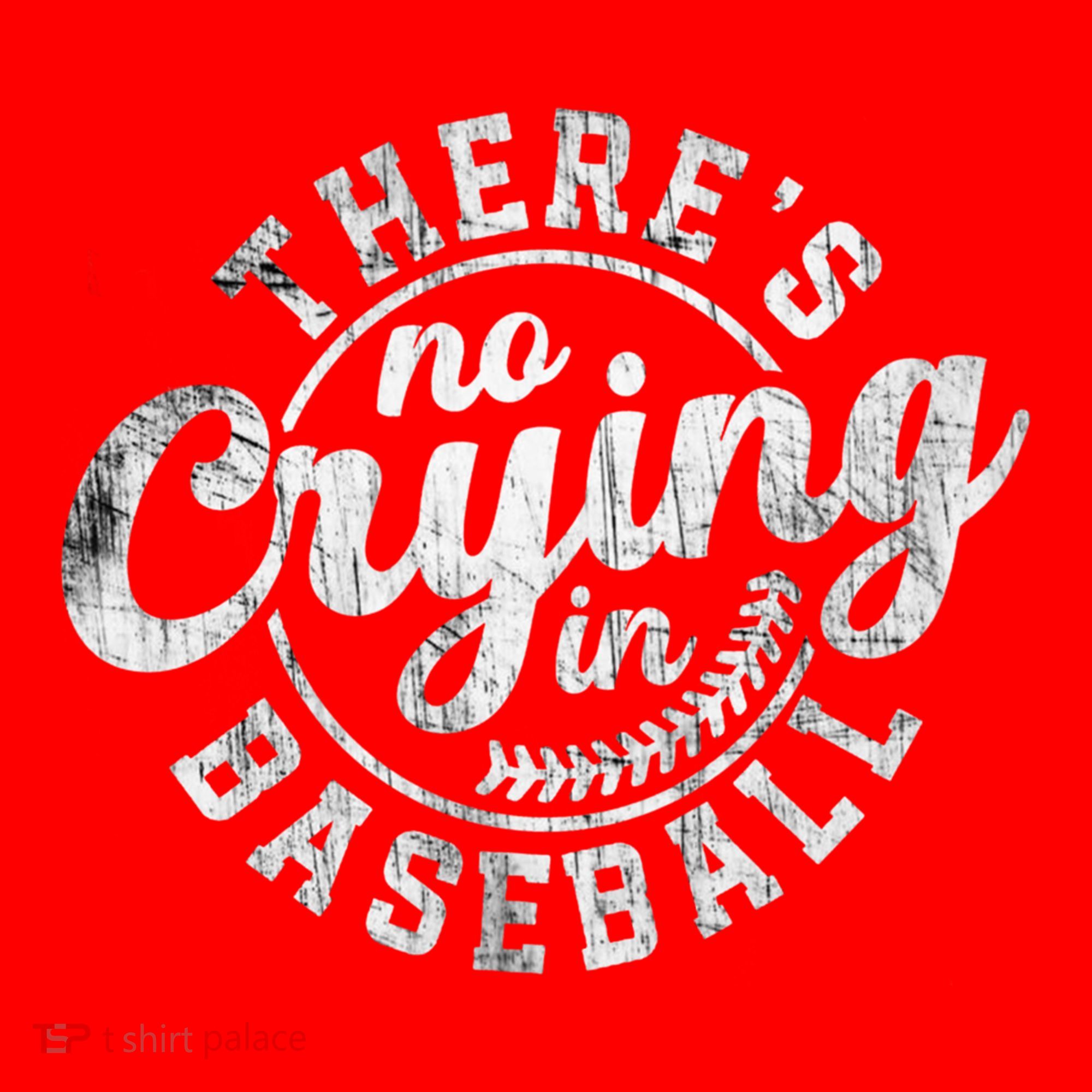 There Is No Crying In Baseball Funny Game Day Baseball Gift Santa Hat