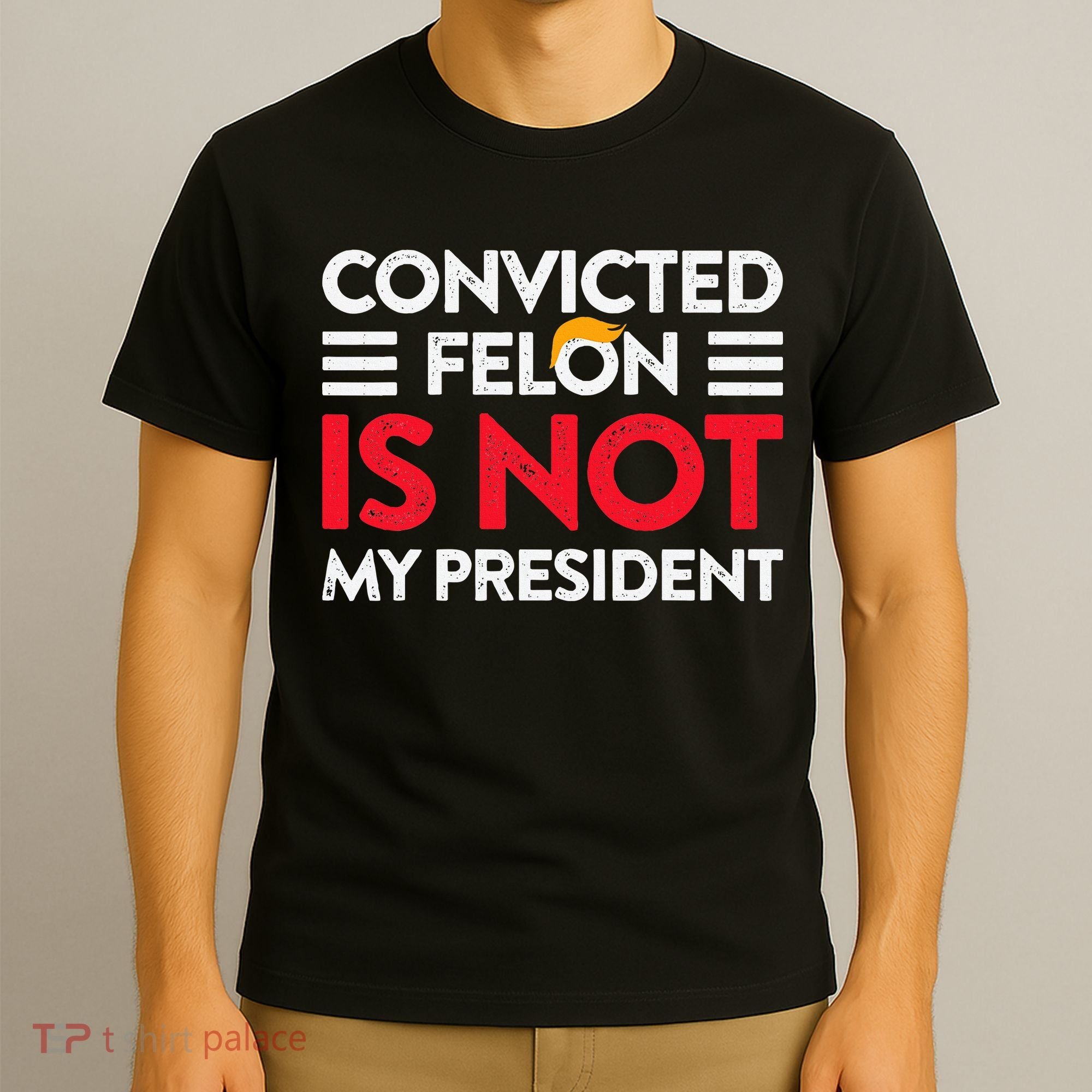 Trump Is Not My President Convicted Felon Not My President T-Shirt