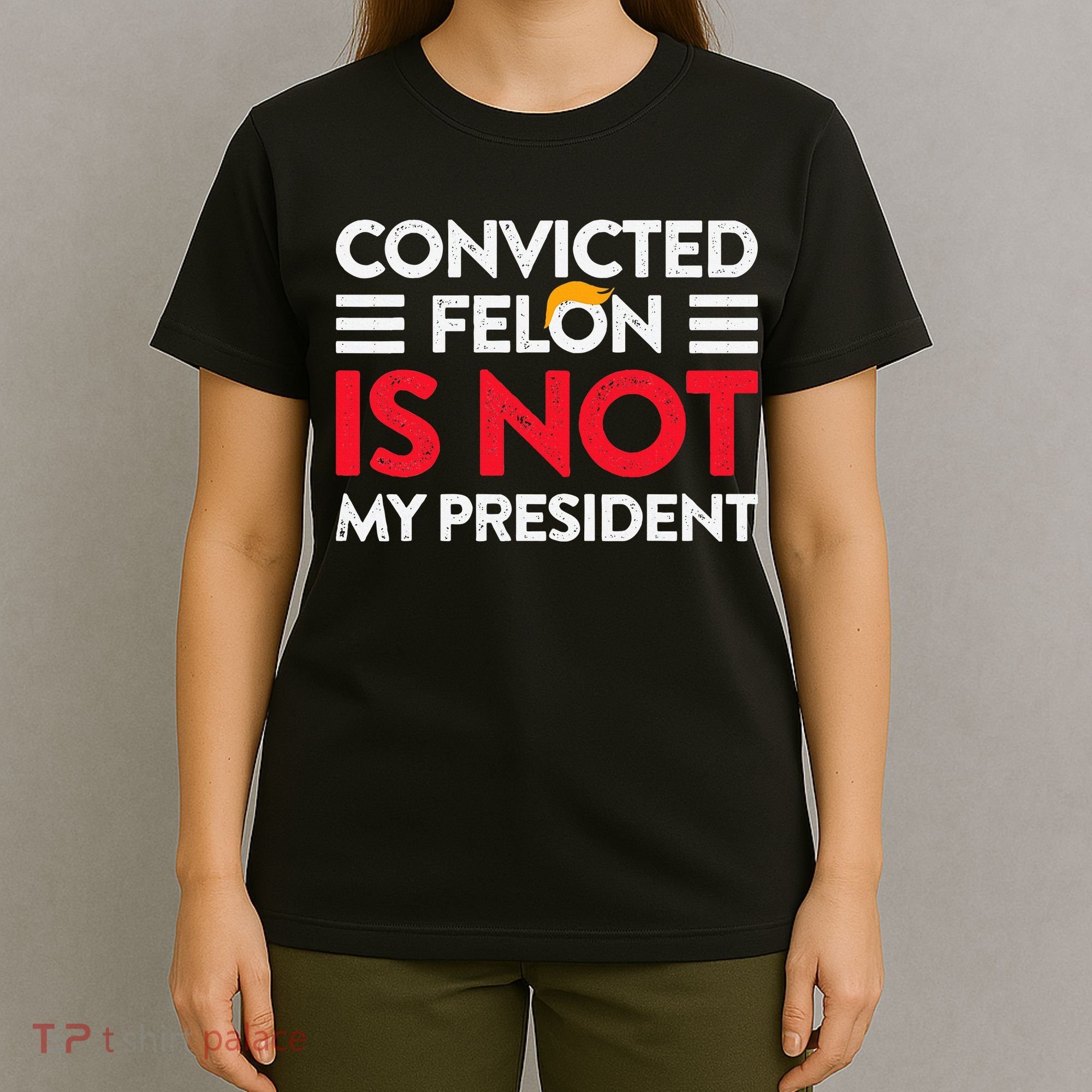 Trump Is Not My President Convicted Felon Not My President T-Shirt