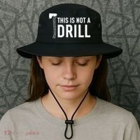 This Is Not A Drill Novelty Tools Great Gift Bucket Hat thumb 3