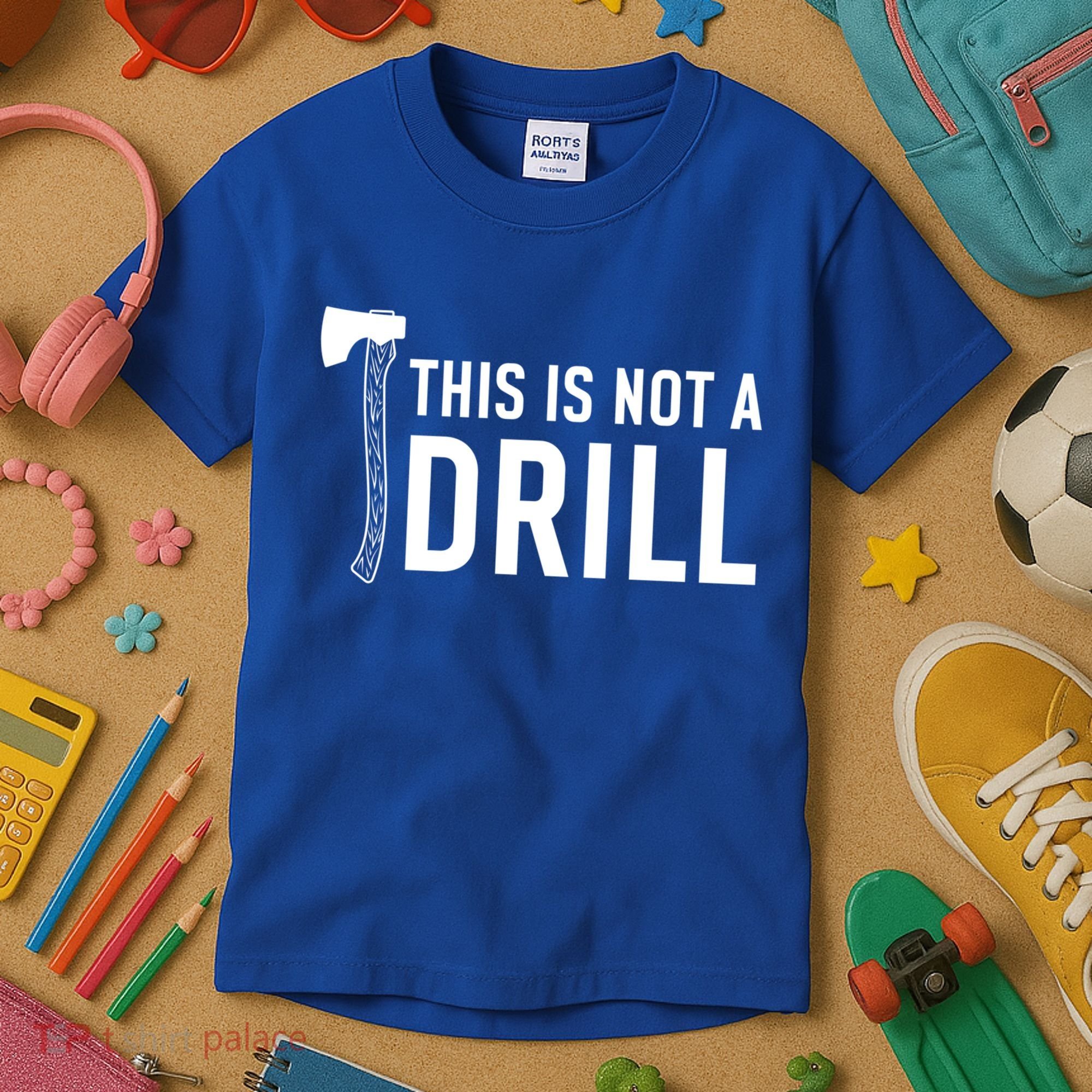 This Is Not A Drill Novelty Tools Great Gift Kids T-Shirt
