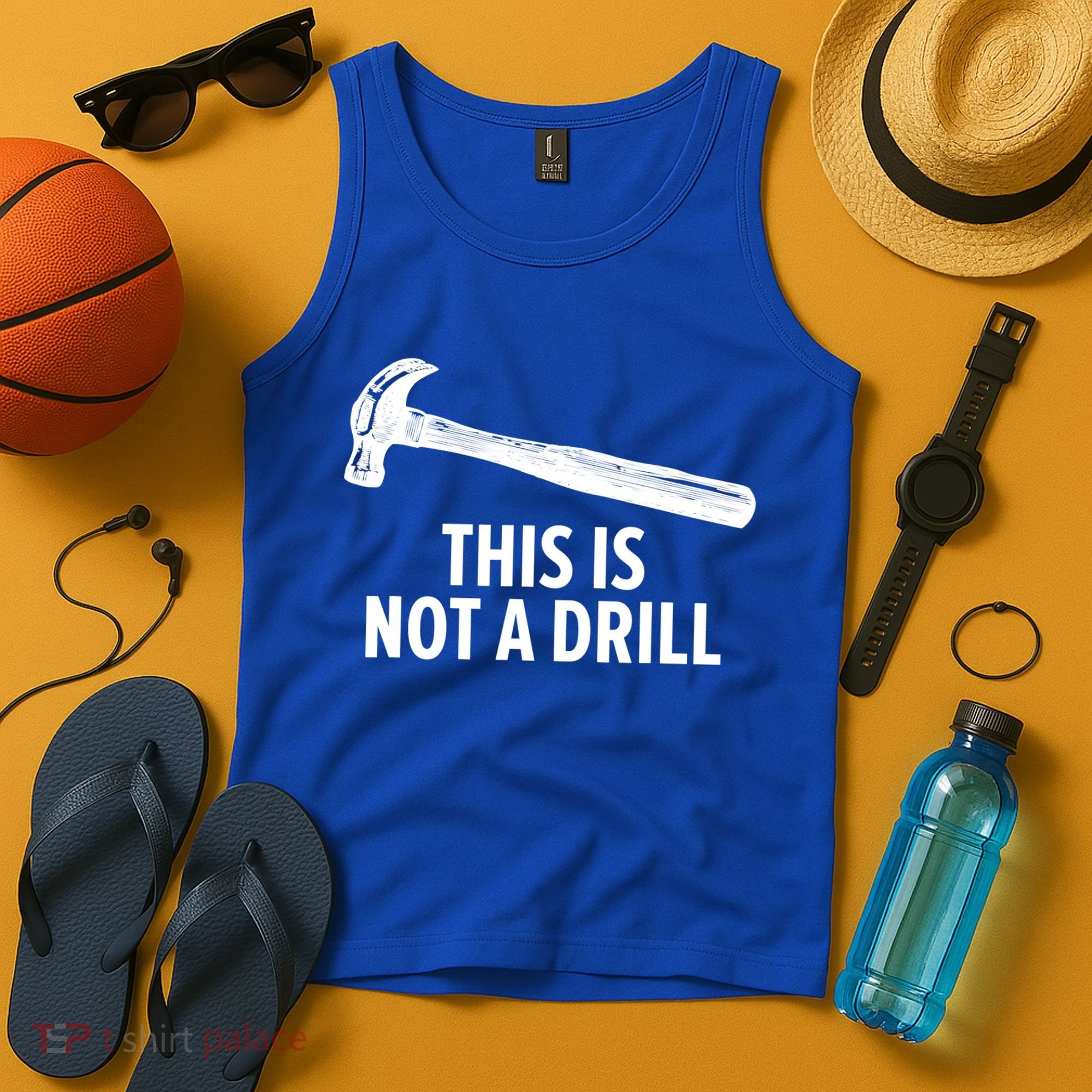 This Is Not A Drill Gift Funny Carpenter Gift Tank Top