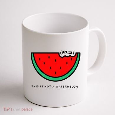 This Is Not A Watermelon Palestine Collection Coffee Mug back