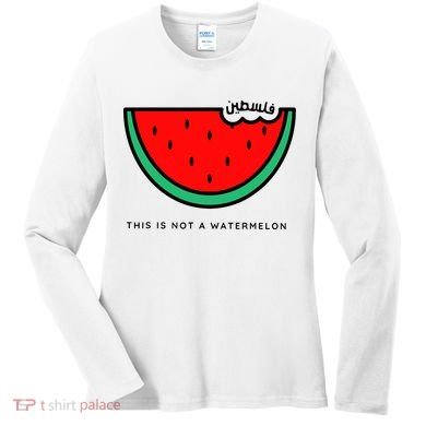 This Is Not A Watermelon Palestine Collection Women's Long Sleeve Shirt
