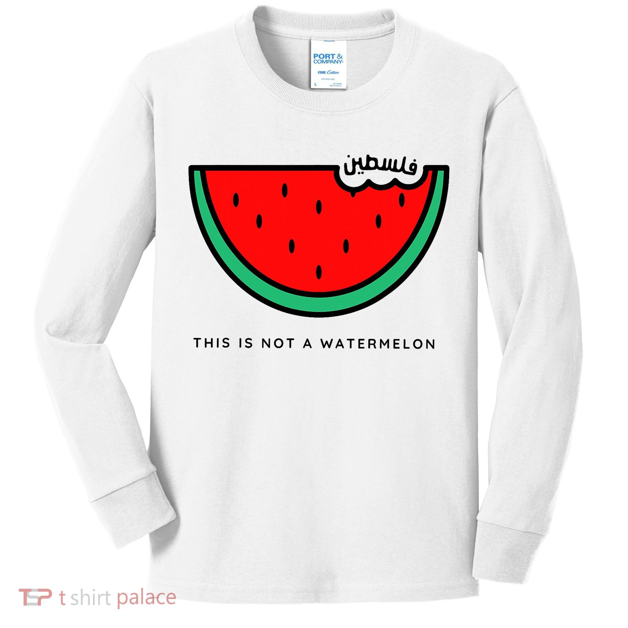This Is Not A Watermelon Palestine Collection Kids Long Sleeve Shirt