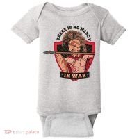 There Is No Mercy In War Baby Bodysuit thumb 0