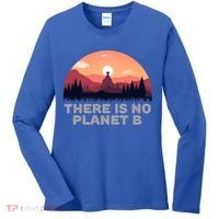 There Is No Planet B Save The Environt Save Earth Gift Women's Long Sleeve Shirt thumb 0