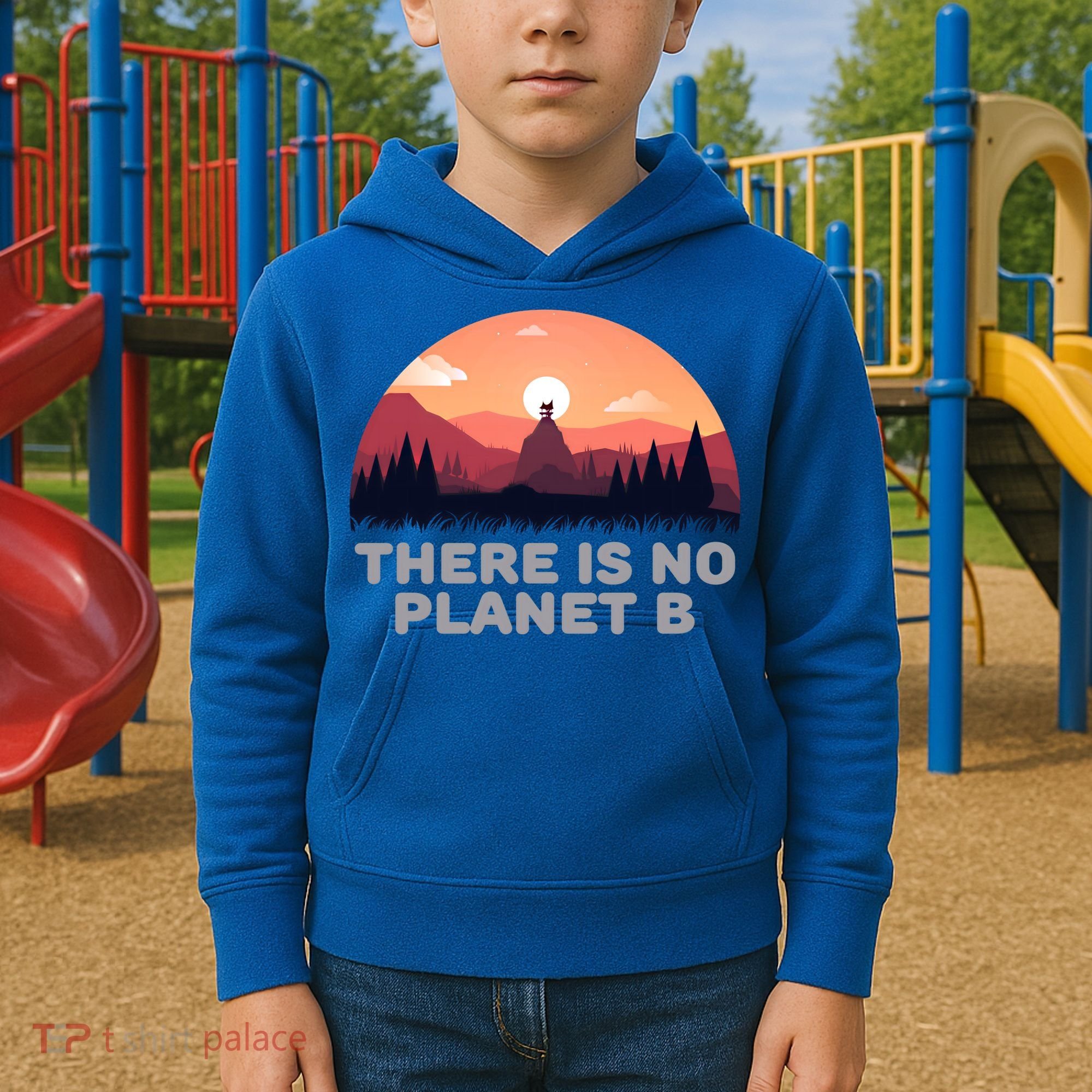 There Is No Planet B Save The Environt Save Earth Gift Kids Hoodie