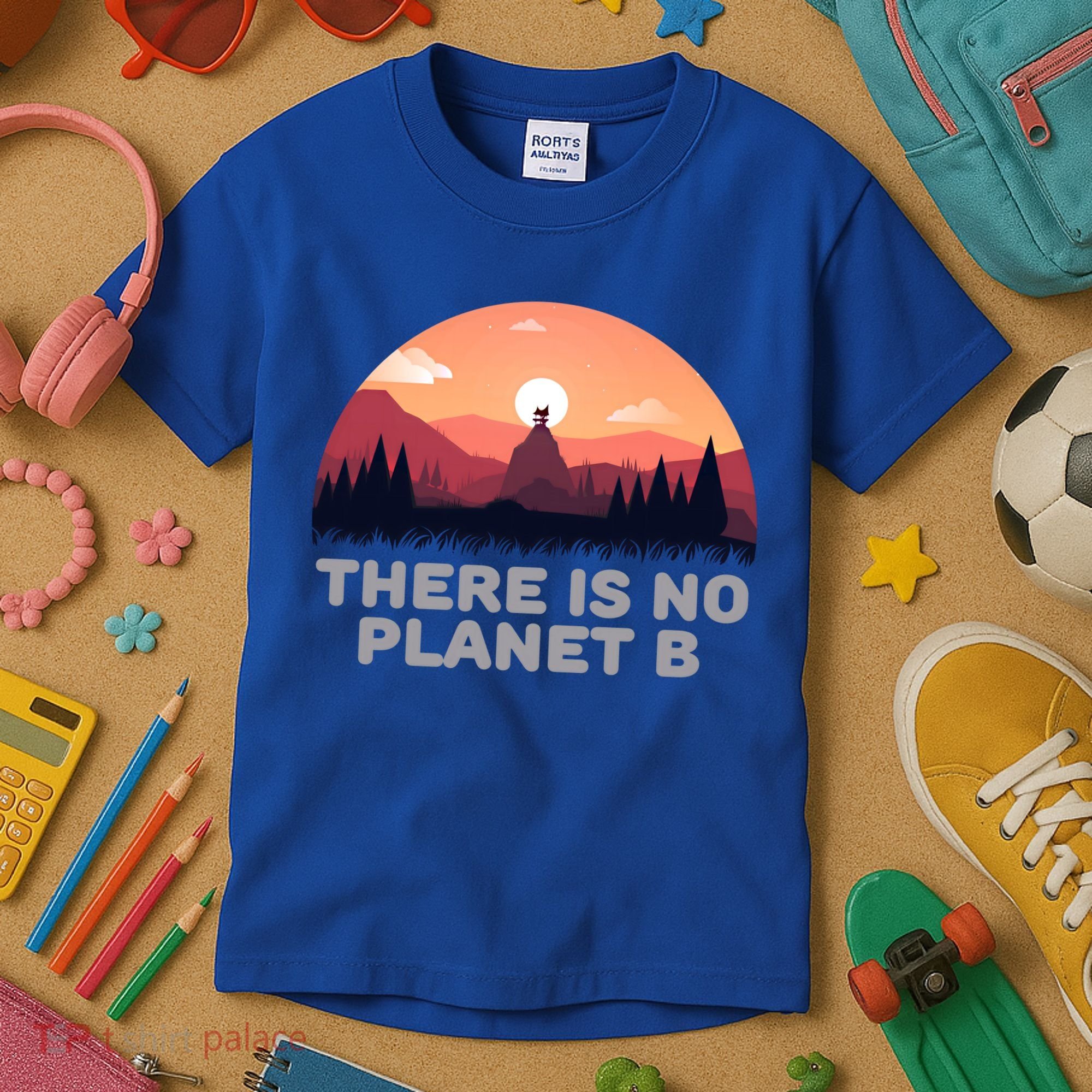 There Is No Planet B Save The Environt Save Earth Gift Kids T-Shirt