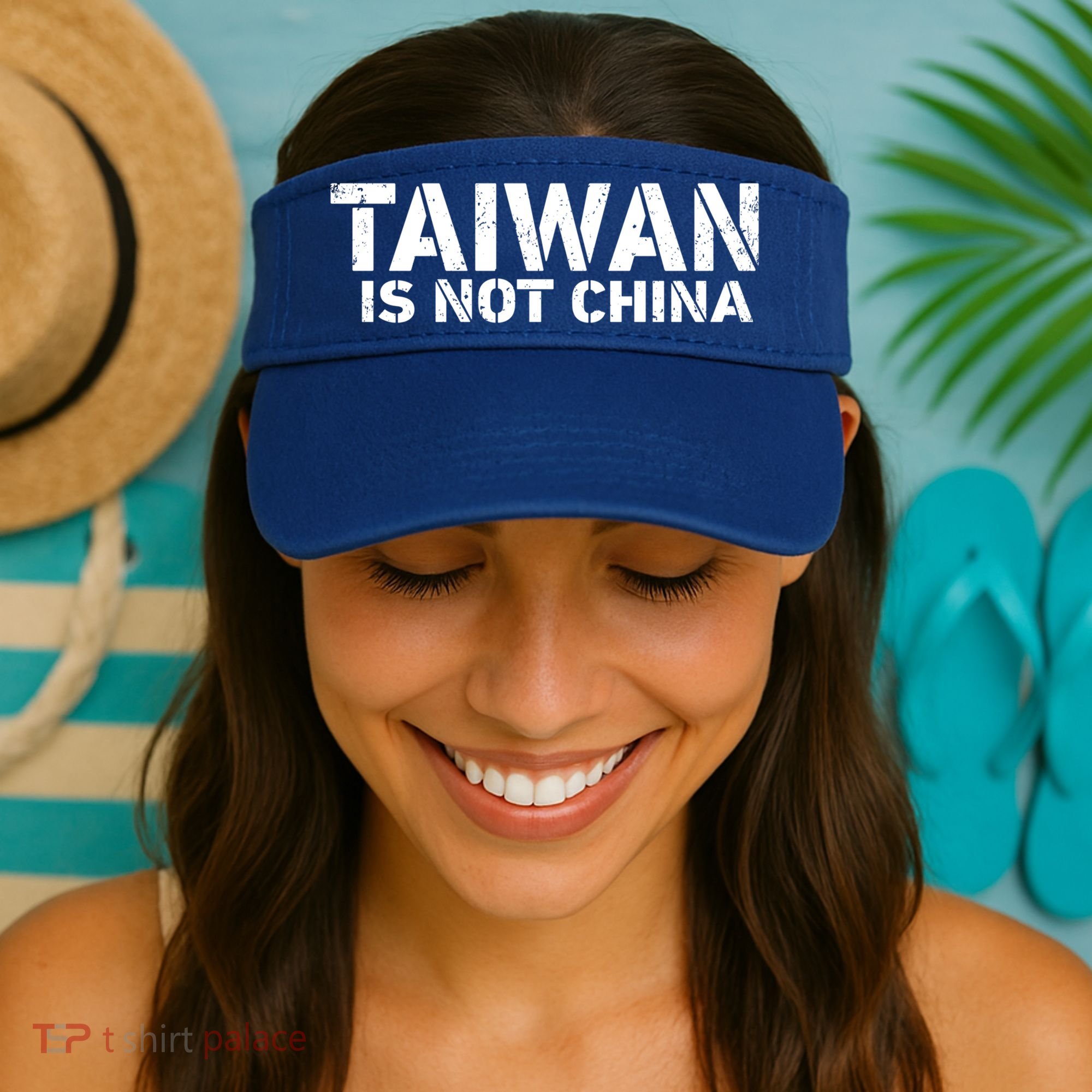 Taiwan Is Not China Costume Support And Defend Democracy Gift Visor