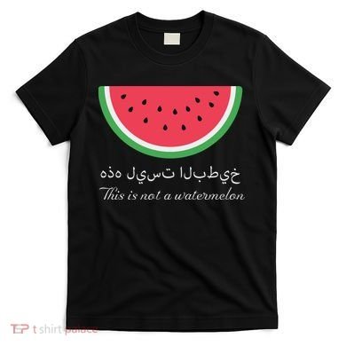 This Is Not A Watermelon Palestine Flag T-Shirt