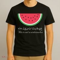 This Is Not A Watermelon Palestine Flag T-Shirt thumb 3