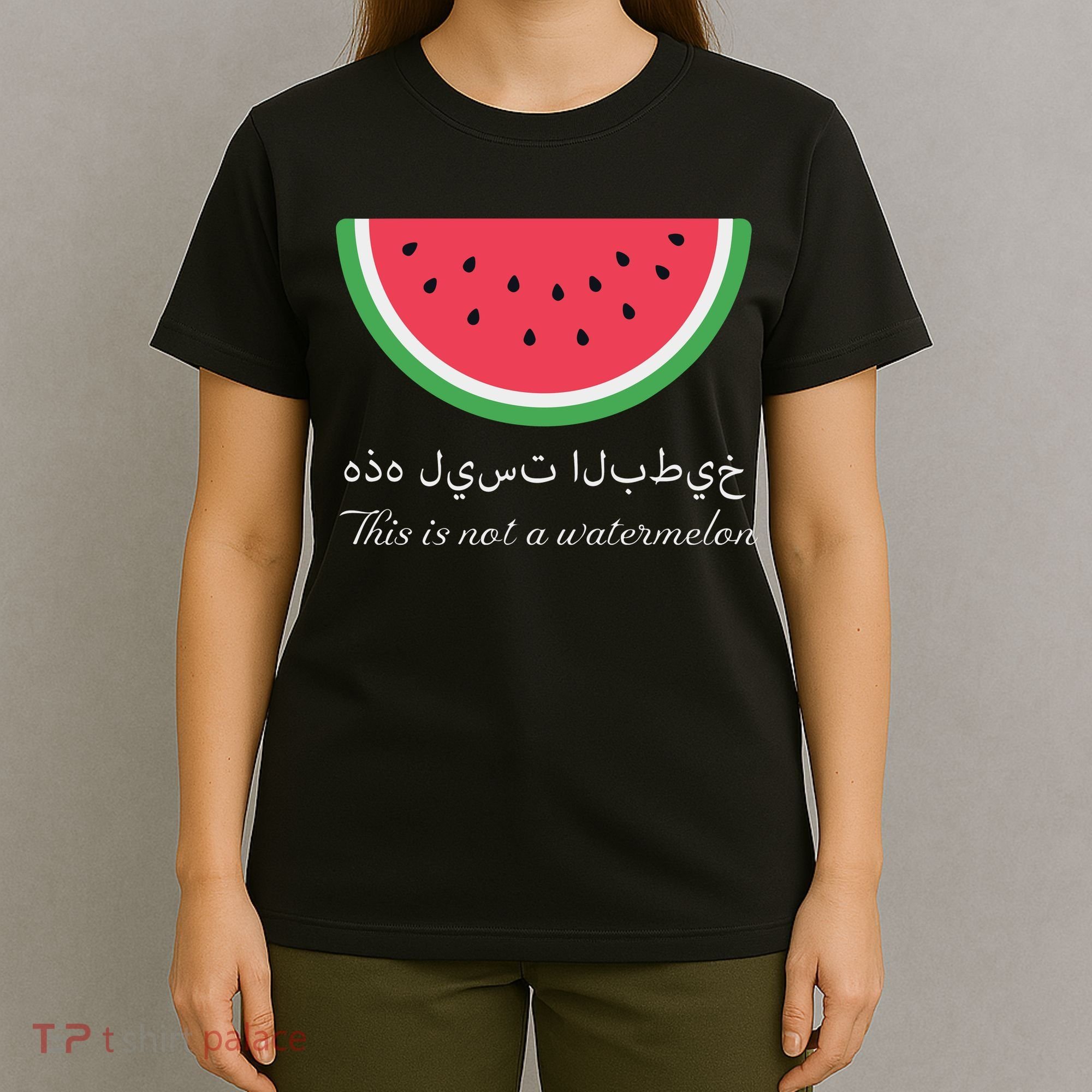 This Is Not A Watermelon Palestine Flag T-Shirt
