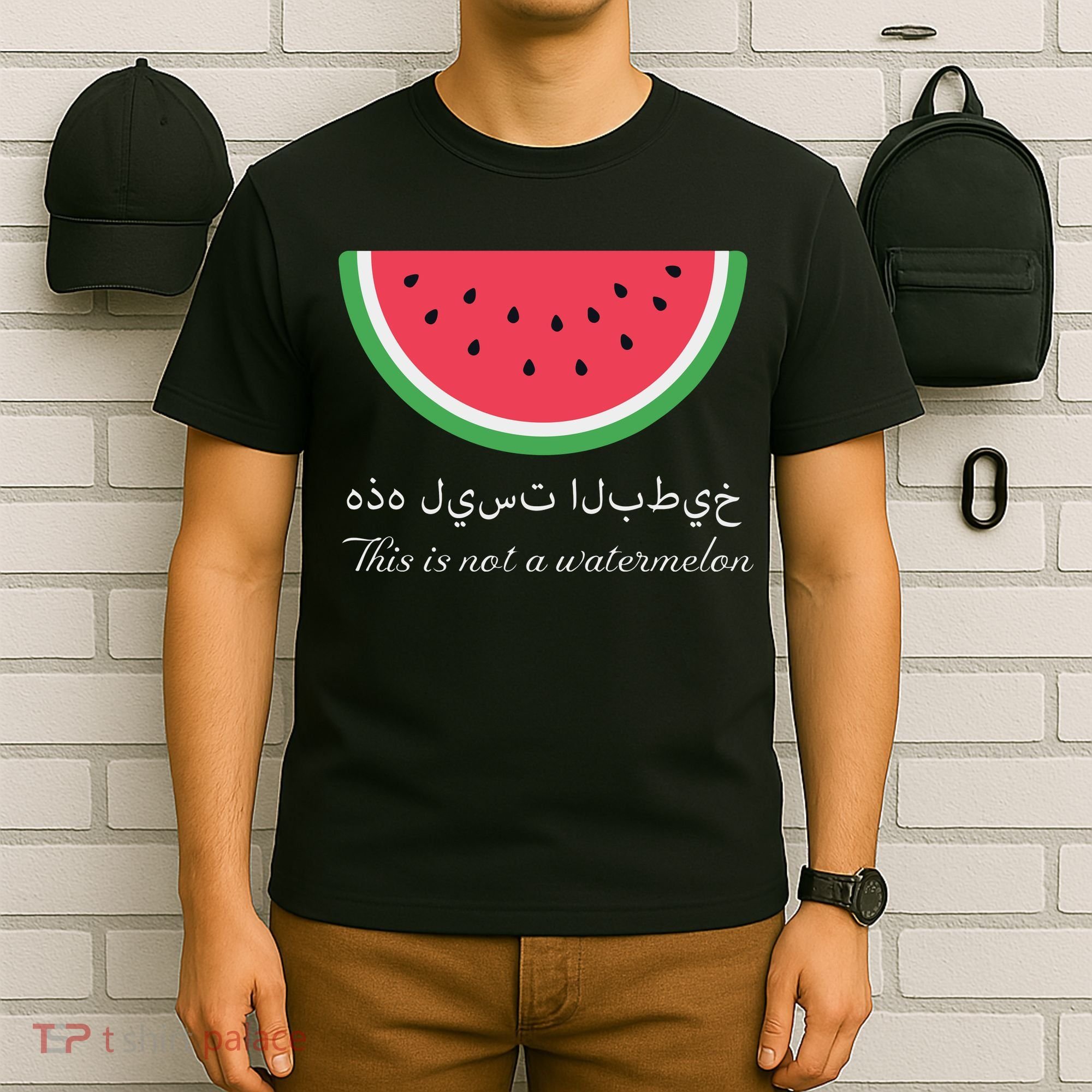 This Is Not A Watermelon Palestine Flag T-Shirt