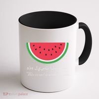 This Is Not A Watermelon Palestine Flag Coffee Mug thumb 1
