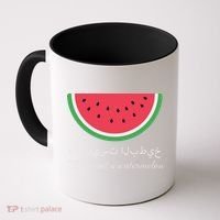 This Is Not A Watermelon Palestine Flag Coffee Mug thumb 0