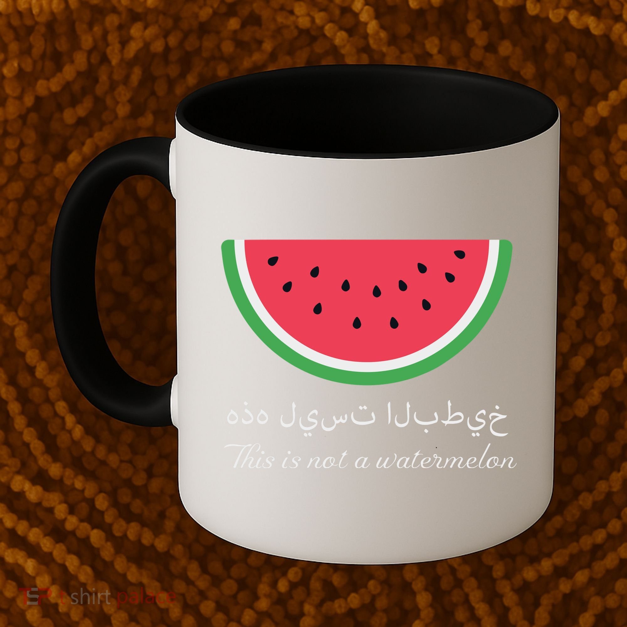 This Is Not A Watermelon Palestine Flag Coffee Mug