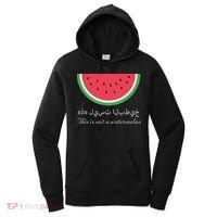 This Is Not A Watermelon Palestine Flag Women's Hoodie thumb 0