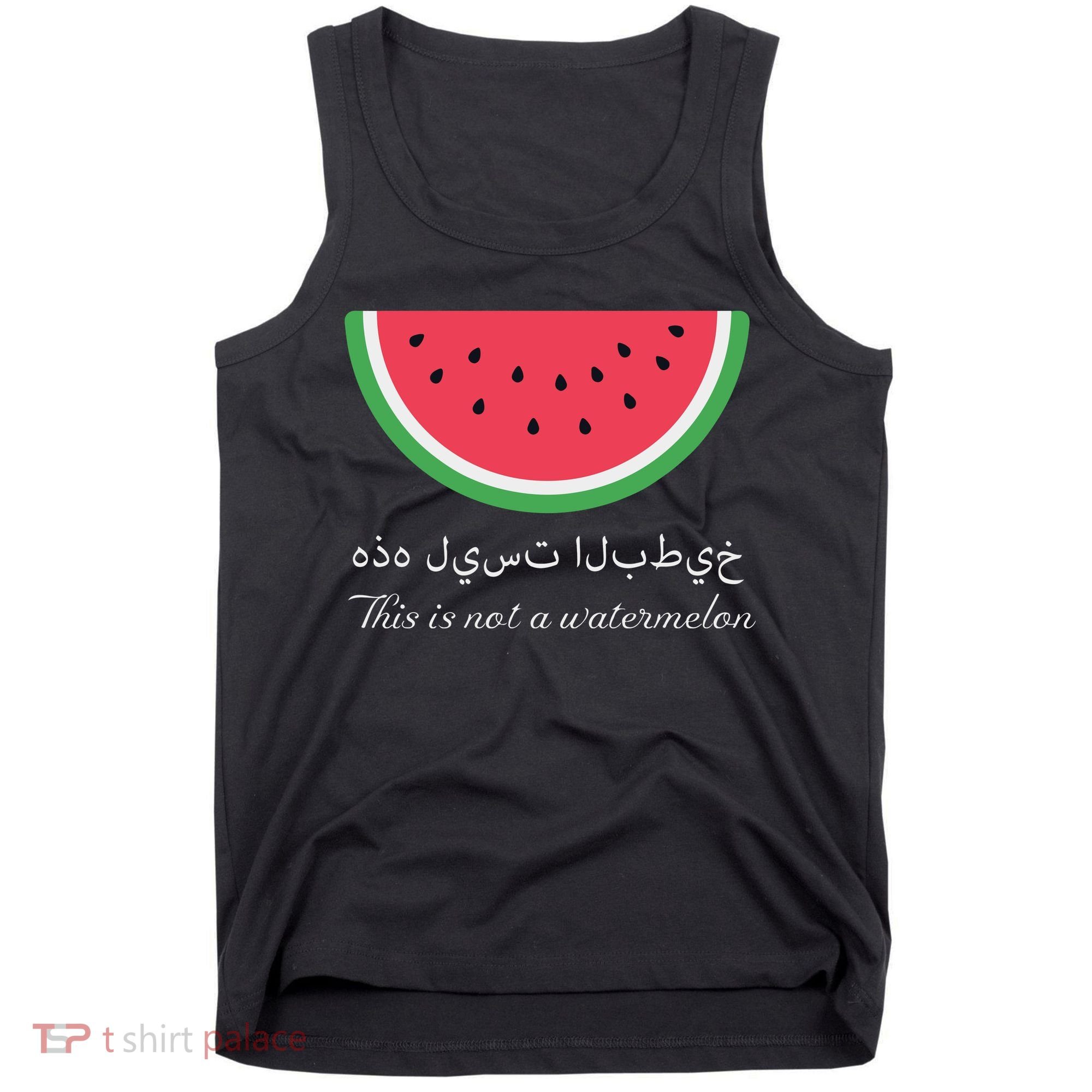This Is Not A Watermelon Palestine Flag Tank Top