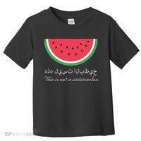 This Is Not A Watermelon Palestine Flag Toddler T-Shirt thumb 0