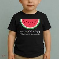 This Is Not A Watermelon Palestine Flag Toddler T-Shirt thumb 2
