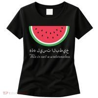 This Is Not A Watermelon Palestine Flag Women's T-Shirt thumb 0