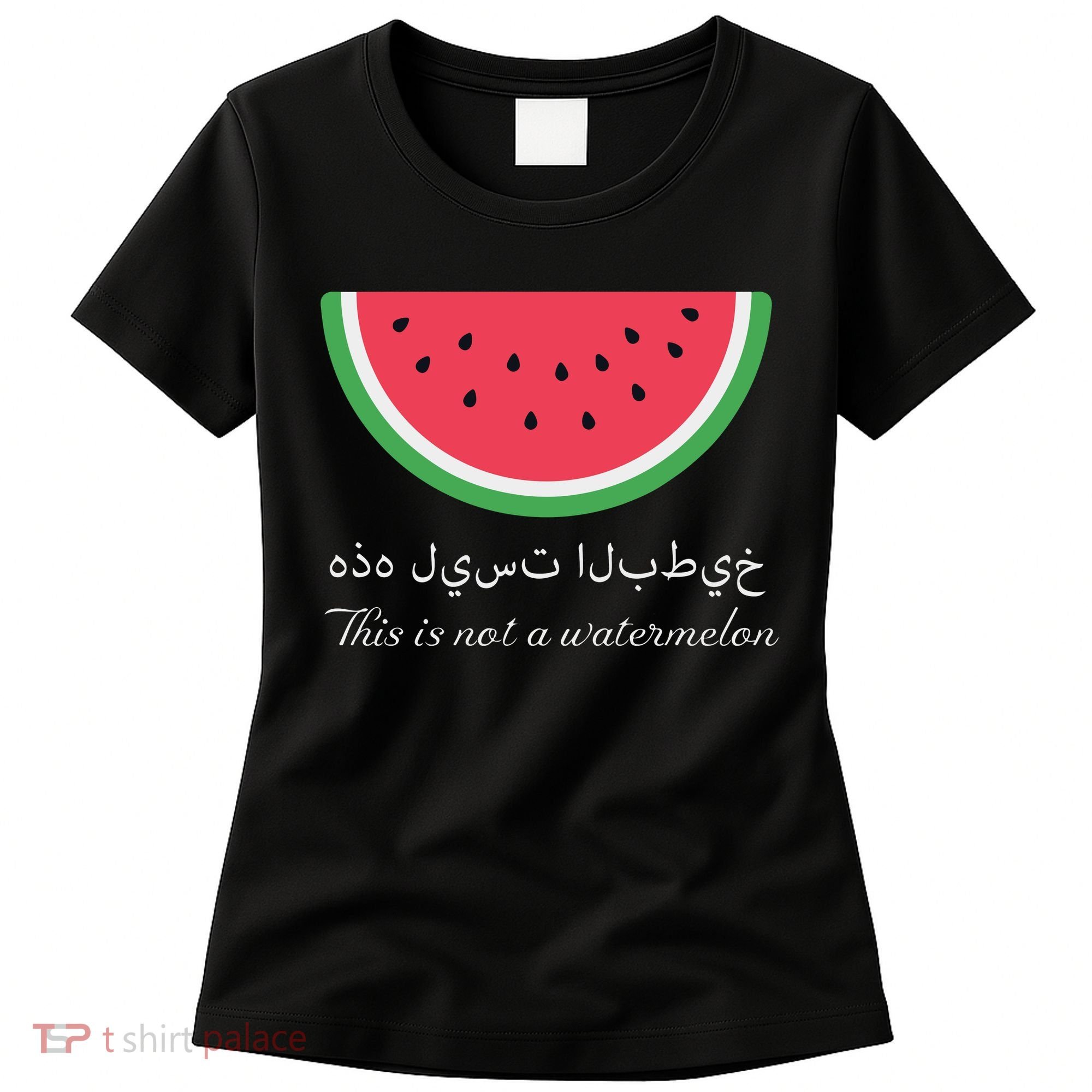 This Is Not A Watermelon Palestine Flag Women's T-Shirt