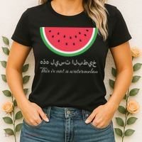 This Is Not A Watermelon Palestine Flag Women's T-Shirt thumb 2