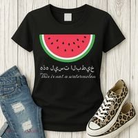 This Is Not A Watermelon Palestine Flag Women's T-Shirt thumb 3