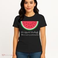 This Is Not A Watermelon Palestine Flag Women's T-Shirt thumb 4