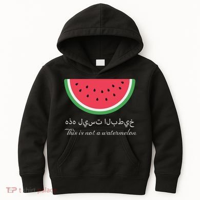 This Is Not A Watermelon Palestine Flag Kids Hoodie