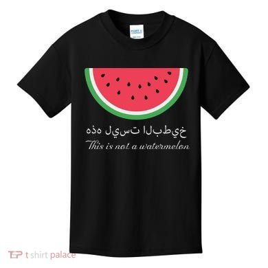 This Is Not A Watermelon Palestine Flag Kids T-Shirt