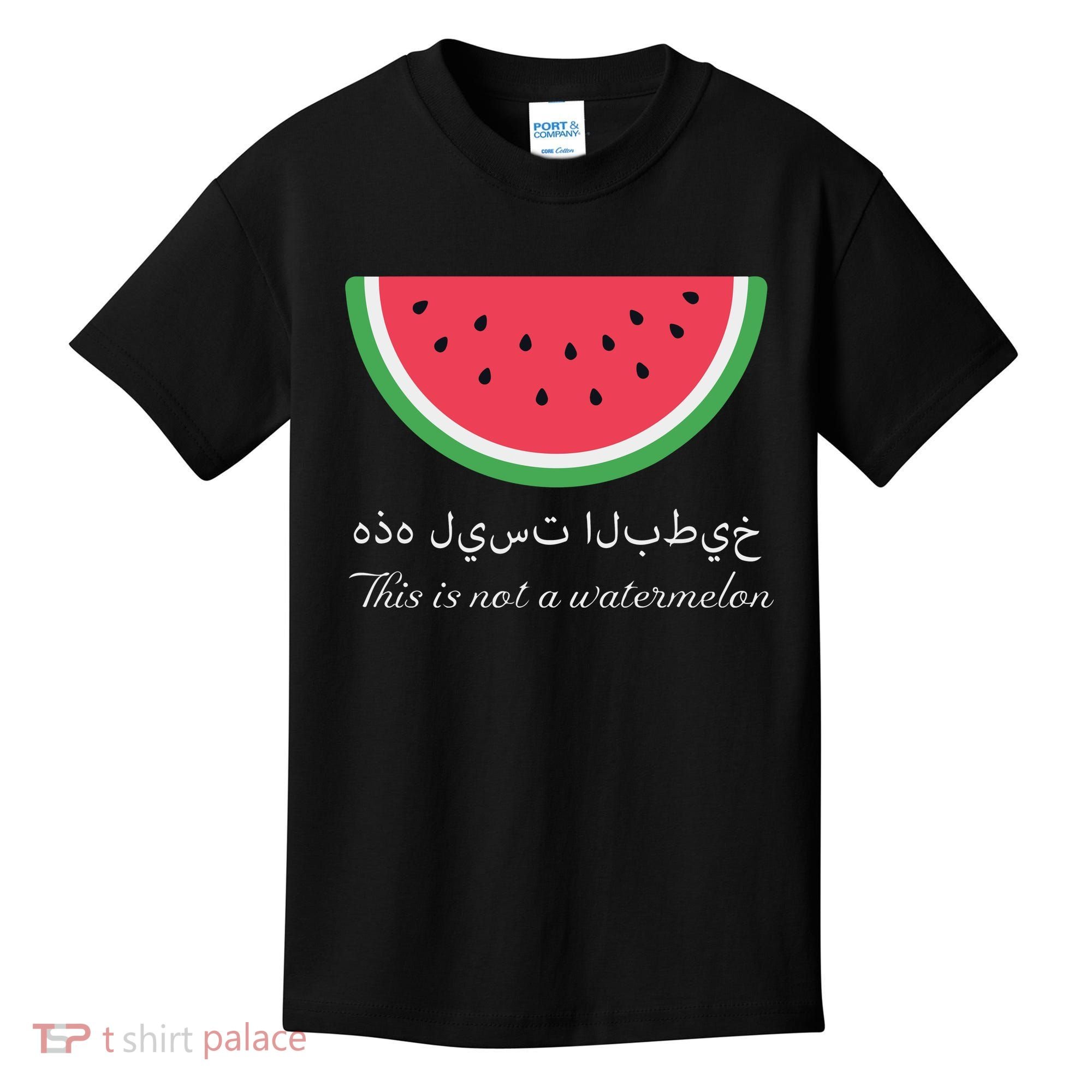 This Is Not A Watermelon Palestine Flag Kids T-Shirt