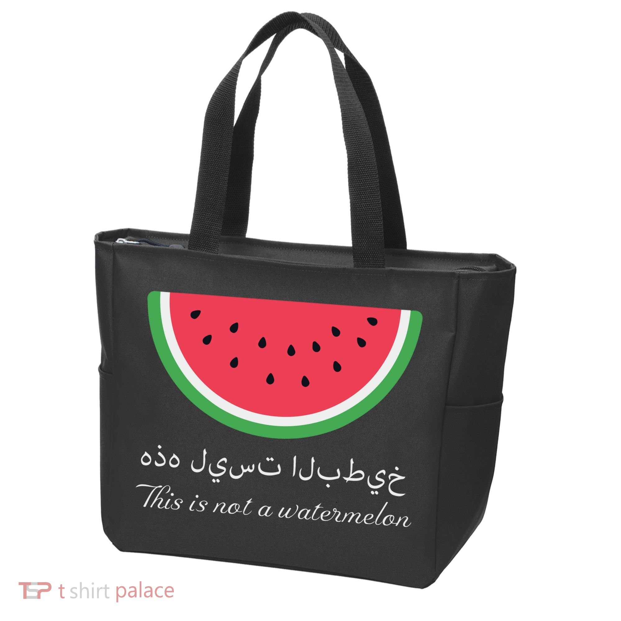 This Is Not A Watermelon Palestine Flag Tote Bag