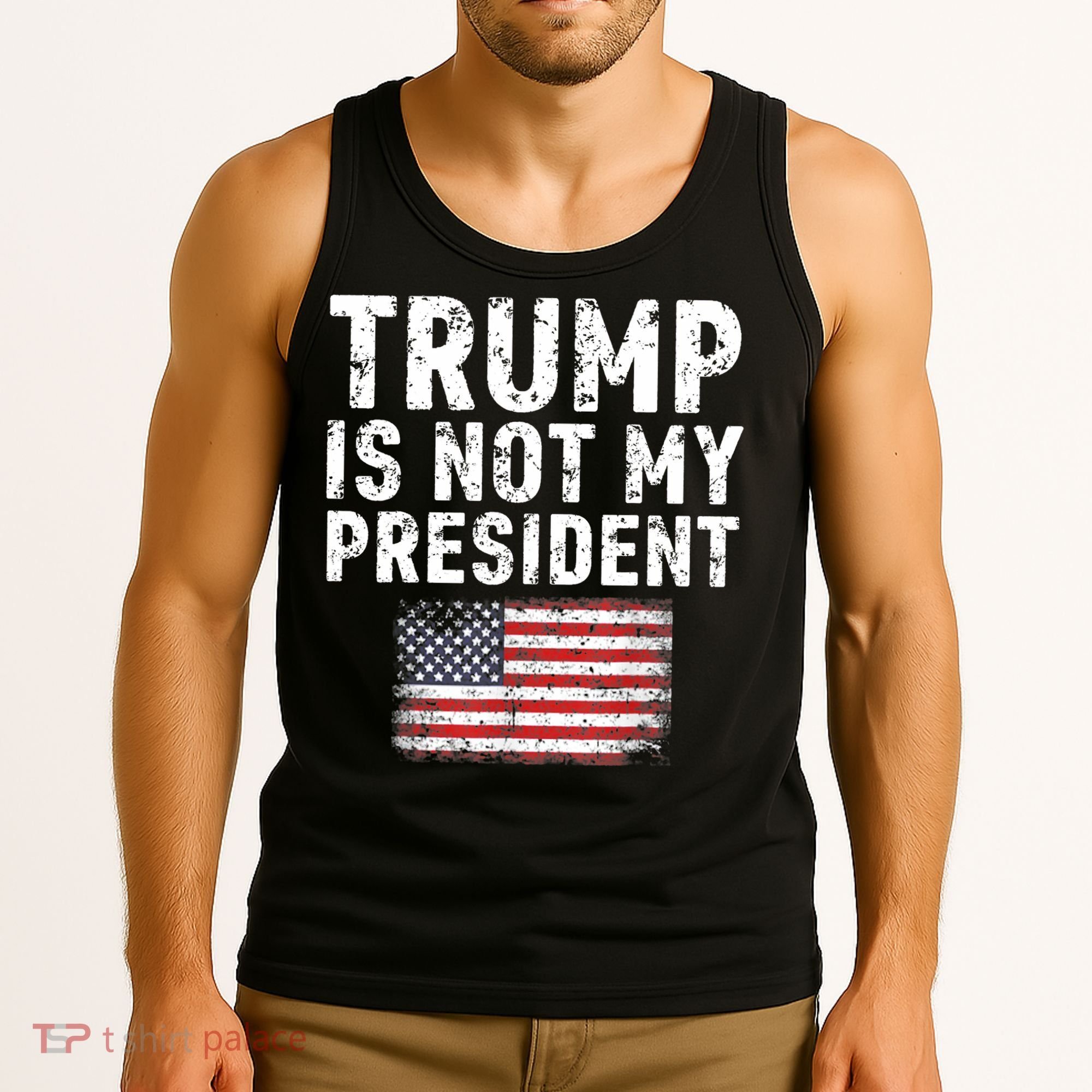Trump Is Not My President Tank Top