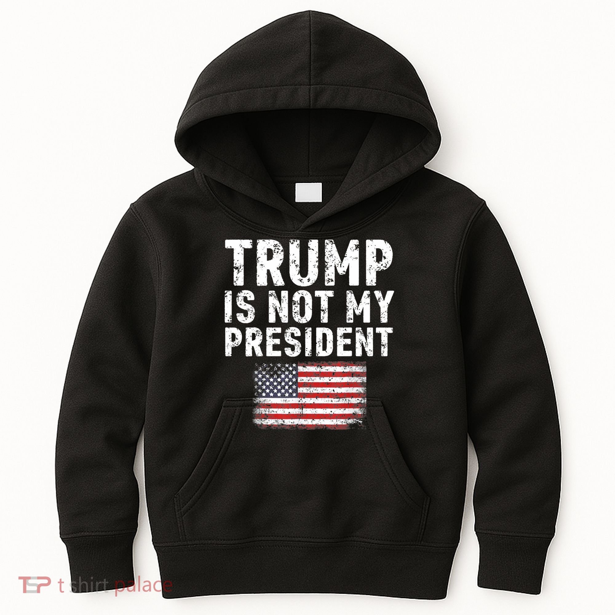 Trump Is Not My President Kids Hoodie
