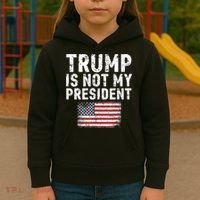 Trump Is Not My President Kids Hoodie thumb 3