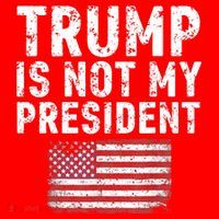 Trump Is Not My President Santa Hat thumb 1