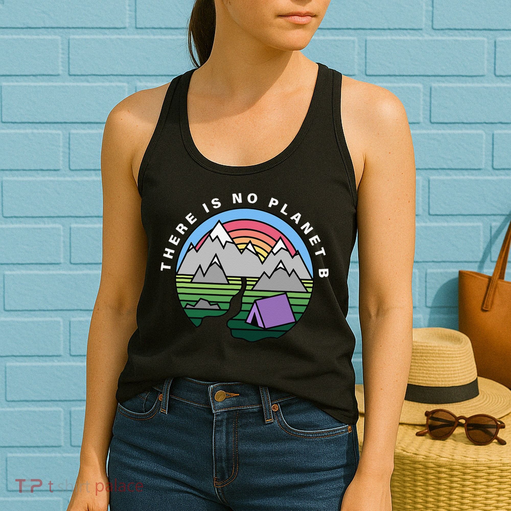 There Is No Planet B Climate Crisis Earth Day Women's Tank Top