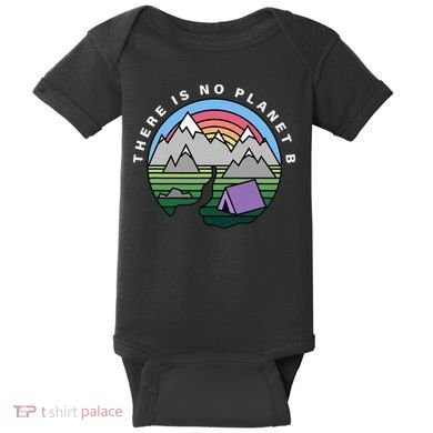 There Is No Planet B Climate Crisis Earth Day Baby Bodysuit