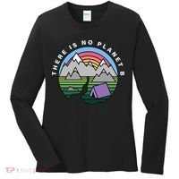 There Is No Planet B Climate Crisis Earth Day Women's Long Sleeve Shirt thumb 0