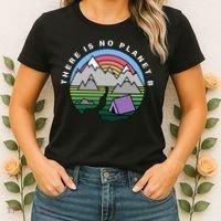 There Is No Planet B Climate Crisis Earth Day Women's T-Shirt thumb 2