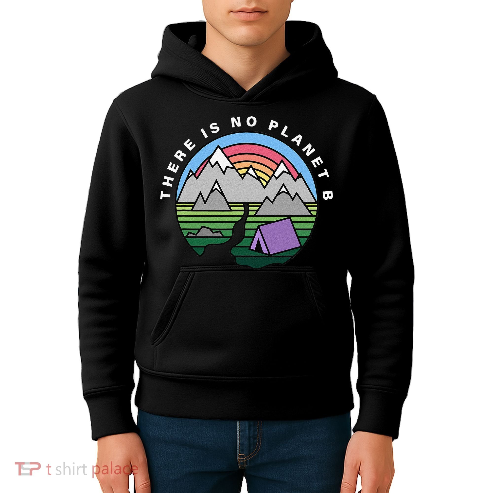 There Is No Planet B Climate Crisis Earth Day Kids Hoodie
