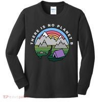 There Is No Planet B Climate Crisis Earth Day Kids Long Sleeve Shirt thumb 0