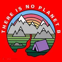 There Is No Planet B Climate Crisis Earth Day Santa Hat thumb 1