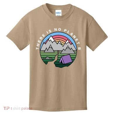 There Is No Planet B Climate Crisis Earth Day Kids T-Shirt