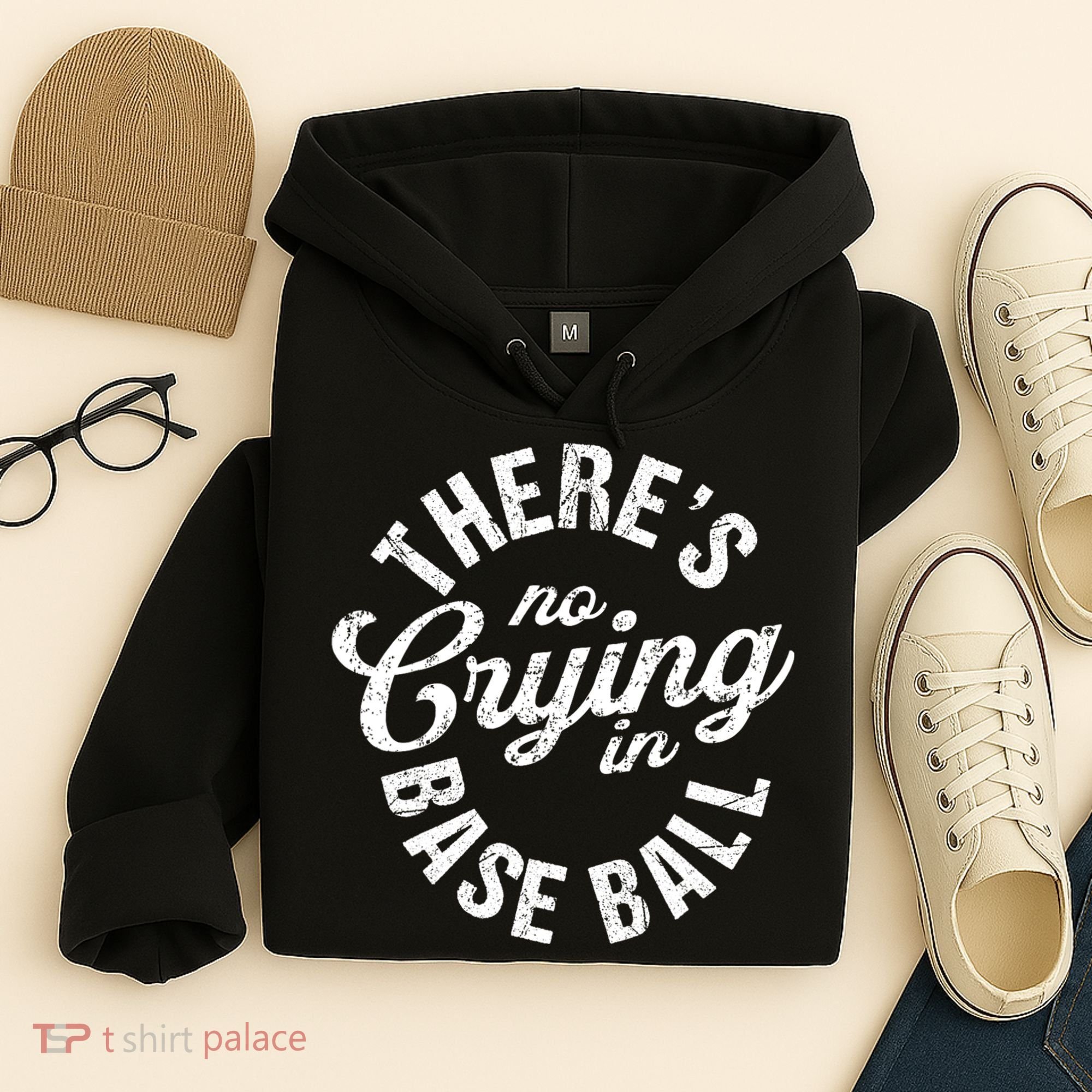 There Is No Crying In Baseball Game Day Hoodie