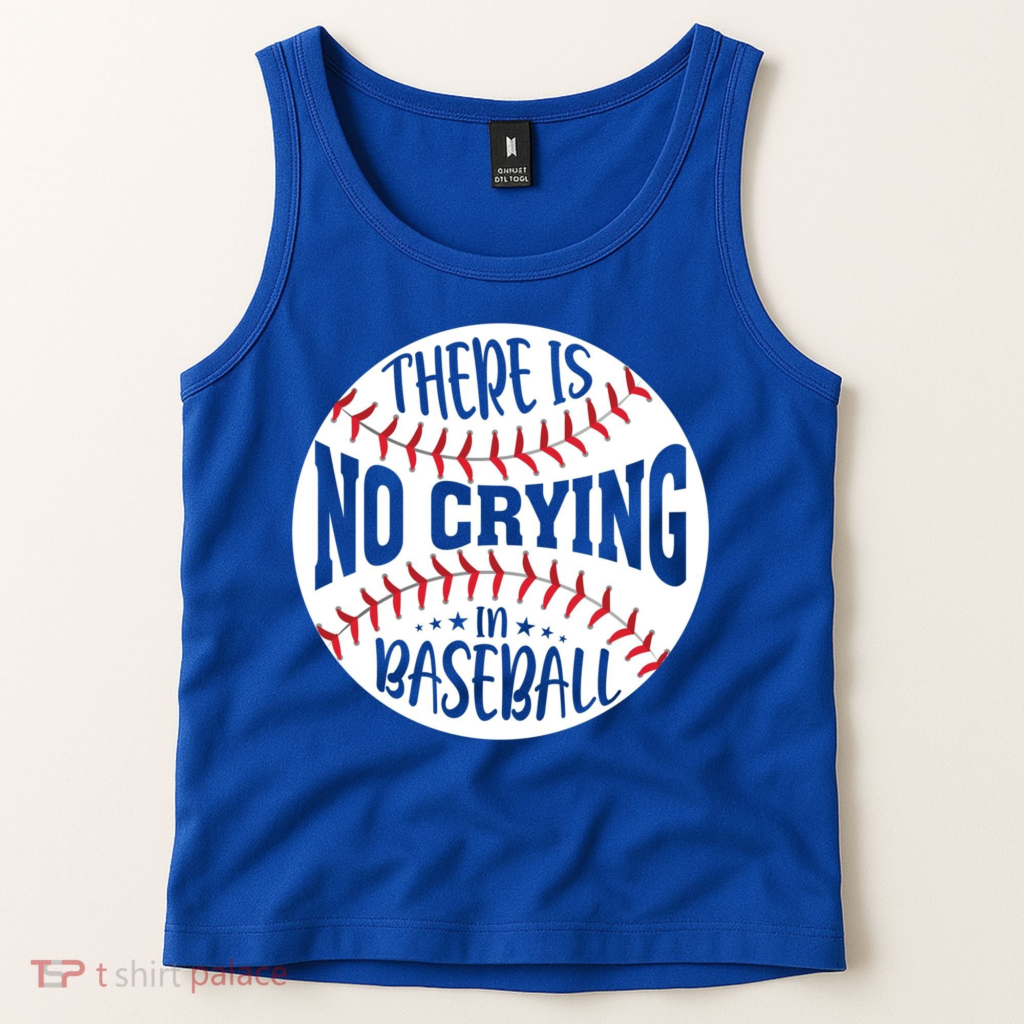There Is No Crying In Baseball Cool Gift Tank Top