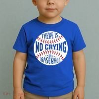There Is No Crying In Baseball Cool Gift Toddler T-Shirt thumb 2