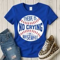 There Is No Crying In Baseball Cool Gift Women's T-Shirt thumb 3
